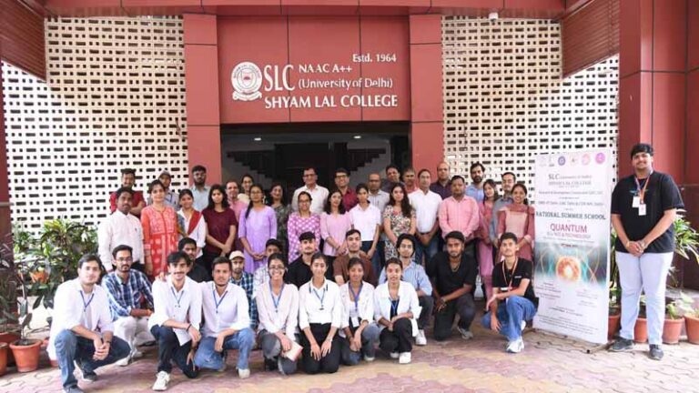 श्याम लाल कॉलेज में राष्ट्रीय क्वांटम विज्ञान एवं प्रौद्योगिकी समर स्कूल का सफल आयोजन