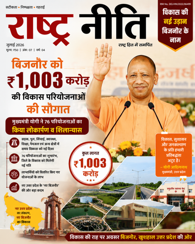 बिजनौर को ₹1,003 करोड़ की विकास परियोजनाओं की सौगात