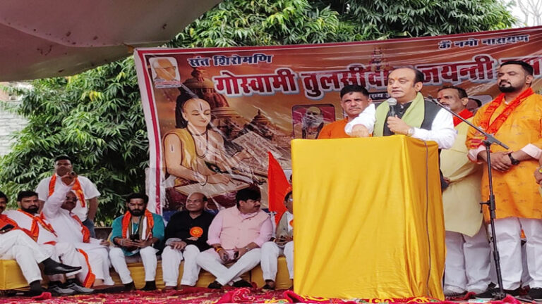 तुलसीदास भारत की अमूल्य धरोहर, उनकी साहित्यिक प्रतिभा का दुनिया में कोई सानी नहीं: डॉ. सुधांशु त्रिवेदी