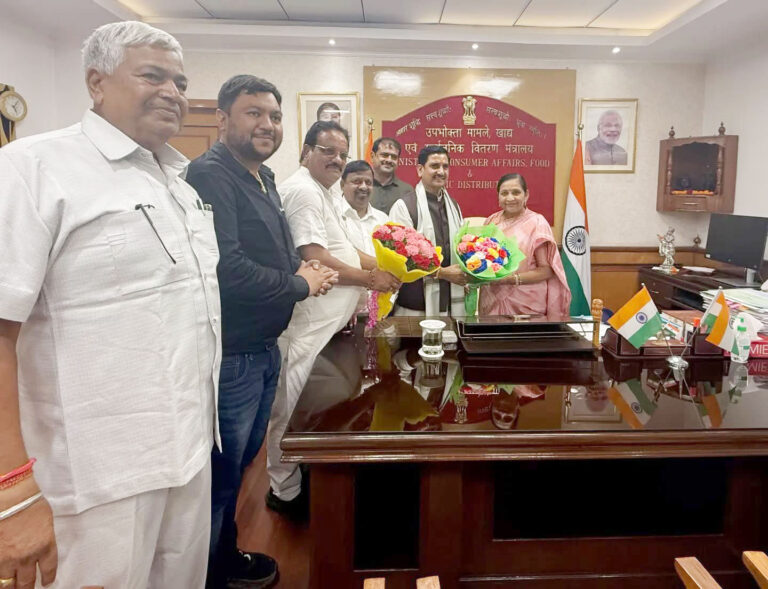 राइस मिलर्स की समस्याओं को लेकर राज्यमंत्री निमुबेन बामभणिया से मिले, मांगों पर चर्चा
